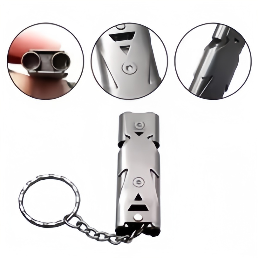 Emergency Whistle Loud - Portachiavi con fischietto di sopravvivenza –