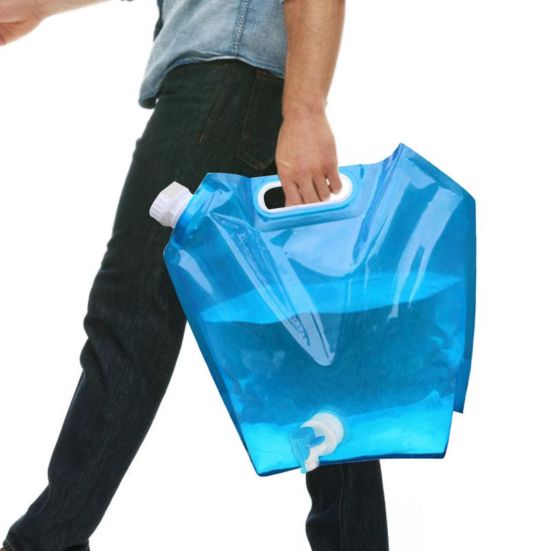 Water Bag Collapsible - Borsa per l'acqua da campeggio con