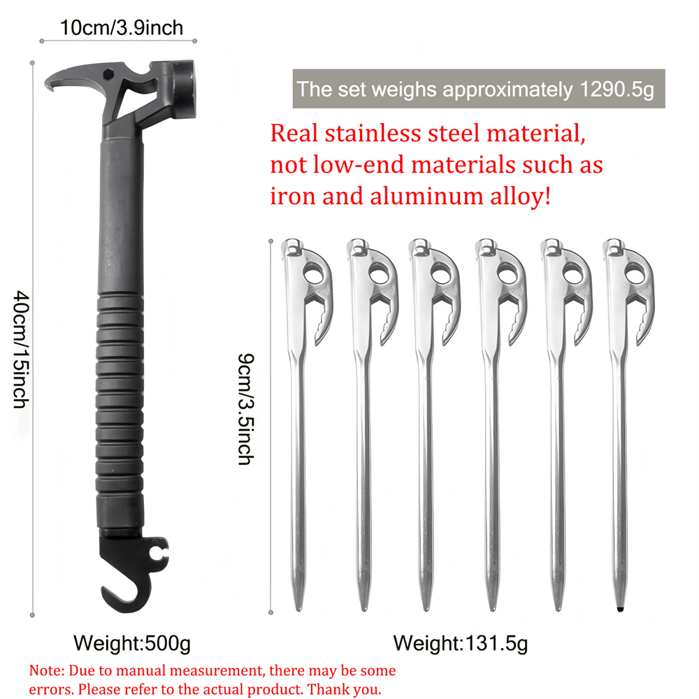 1/6/7PCS, Martello multifunzio - Fire Starting Kit recensione e prezzo